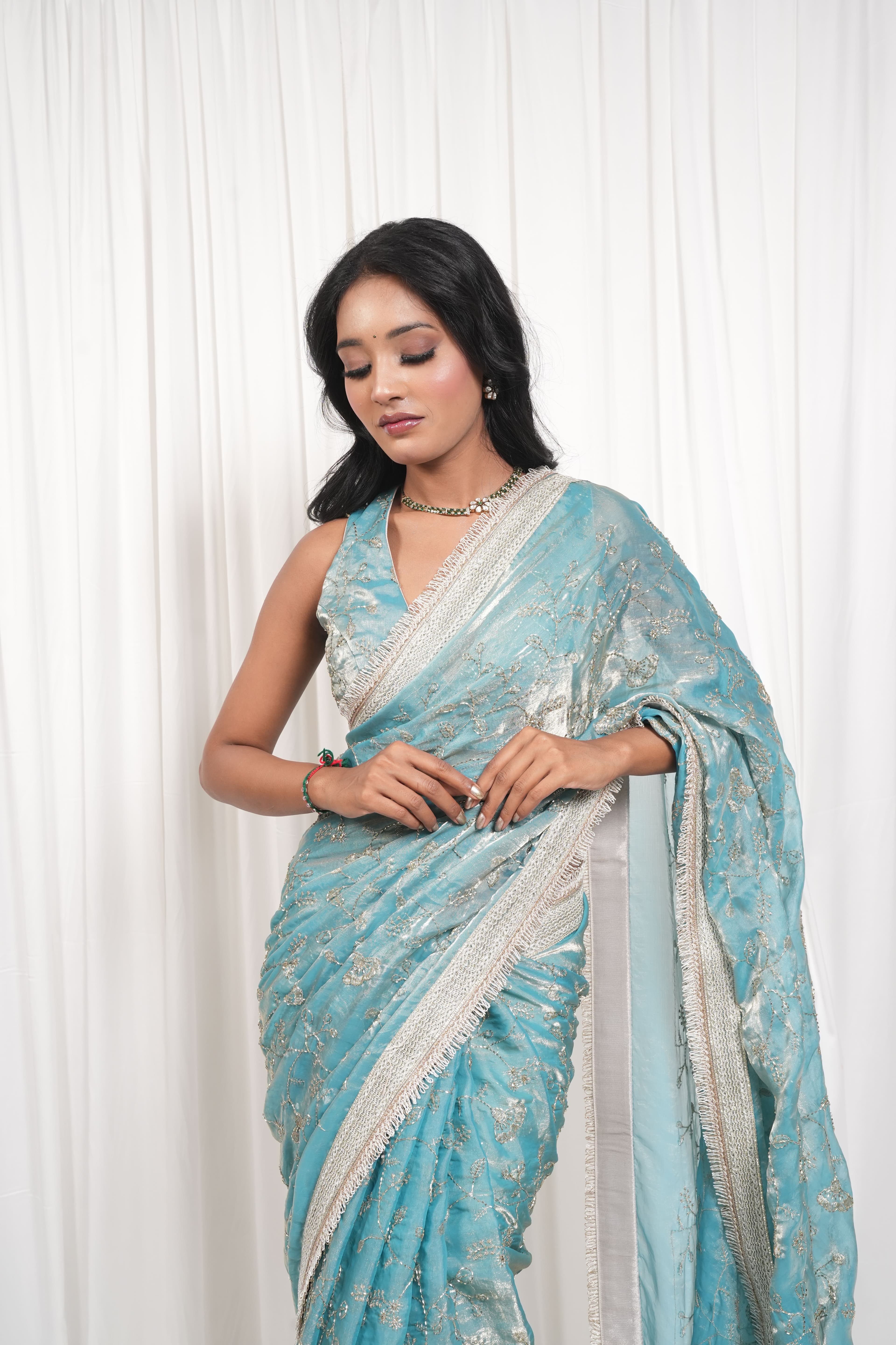 The firozi ishq saree 5